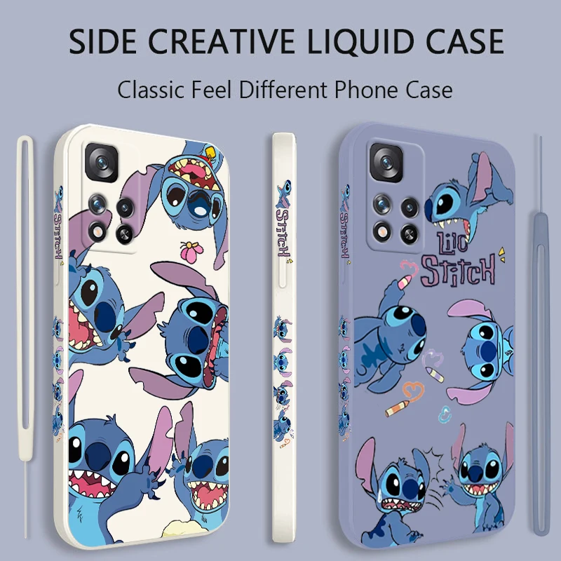 Disney cartoon pet Stitch Phone Case For Xiaomi Redmi Note 11 11S 11T 10S 10 9S 9T 9 8T 8 Pro Plus 5G Liquid Left Rope Cover
Disney cartoon pet Stitch Phone Case For Xiaomi Redmi Note 11 11S 11T 10S 10 9S 9T 9 8T 8 Pro Plus 5G Liquid Left Rope Cover