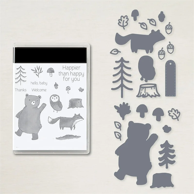 HAPPIER Metal Cutting Dies And Rubber Stamps For Making Card Scrapbooking Paper Puncher Craft Knife Mould Blade Template New
HAPPIER Metal Cutting Dies And Rubber Stamps For Making Card Scrapbooking Paper Puncher Craft Knife Mould Blade Template New