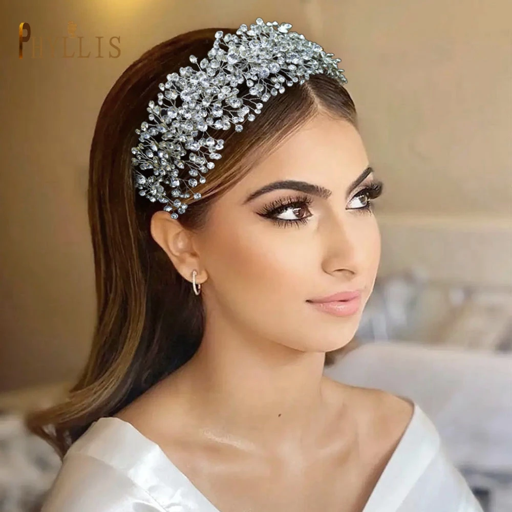 A107 Elegant Wedding Headpiece Rhinestone Hair Jewelry Headband Crystal Hair Tiara Bridal Headwear Wedding Dress Accessories
A107 Elegant Wedding Headpiece Rhinestone Hair Jewelry Headband Crystal Hair Tiara Bridal Headwear Wedding Dress Accessories