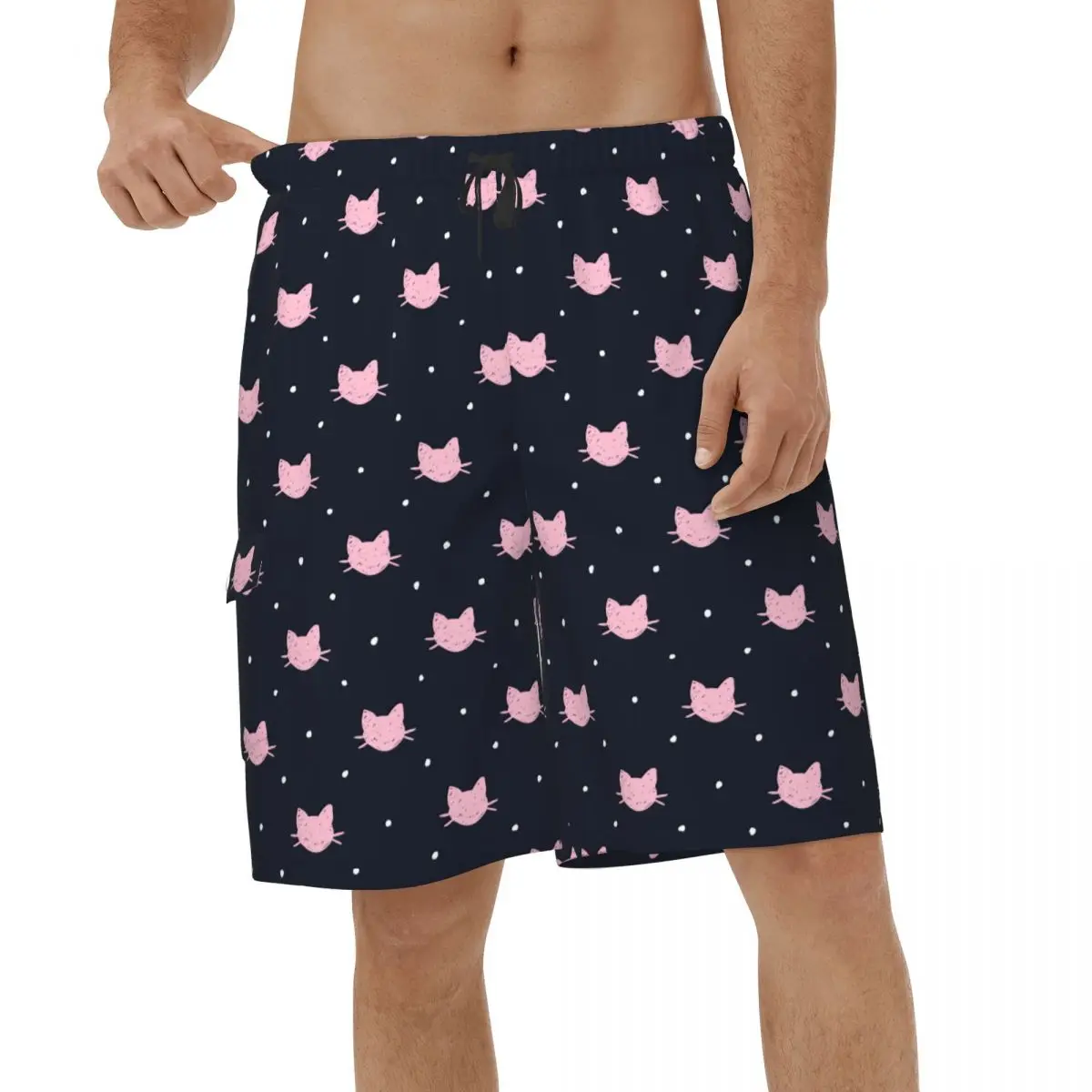 Casual Shorts Cartoon Cute Cat Animal Quick Dry Men's Briefs Men Swimwear 
Casual Shorts Cartoon Cute Cat Animal Quick Dry Men's Briefs Men Swimwear
