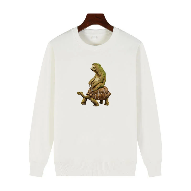 Sloth Tortoise Funny Unisex graphic sweatshirts Round neck and velvet hoodie winter cotton thick sweater hoodie Men's sportswear
Sloth Tortoise Funny Unisex graphic sweatshirts Round neck and velvet hoodie winter cotton thick sweater hoodie Men's sportswear