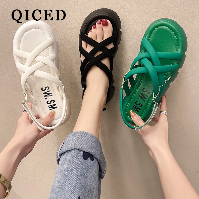 2022 New Summer Thick-Soled Sandals Women's Retro Open-Toed Hollow Shoes Outdoor Leisure Non-Slip Beach Roman Ladies Sandalias
2022 New Summer Thick-Soled Sandals Women's Retro Open-Toed Hollow Shoes Outdoor Leisure Non-Slip Beach Roman Ladies Sandalias