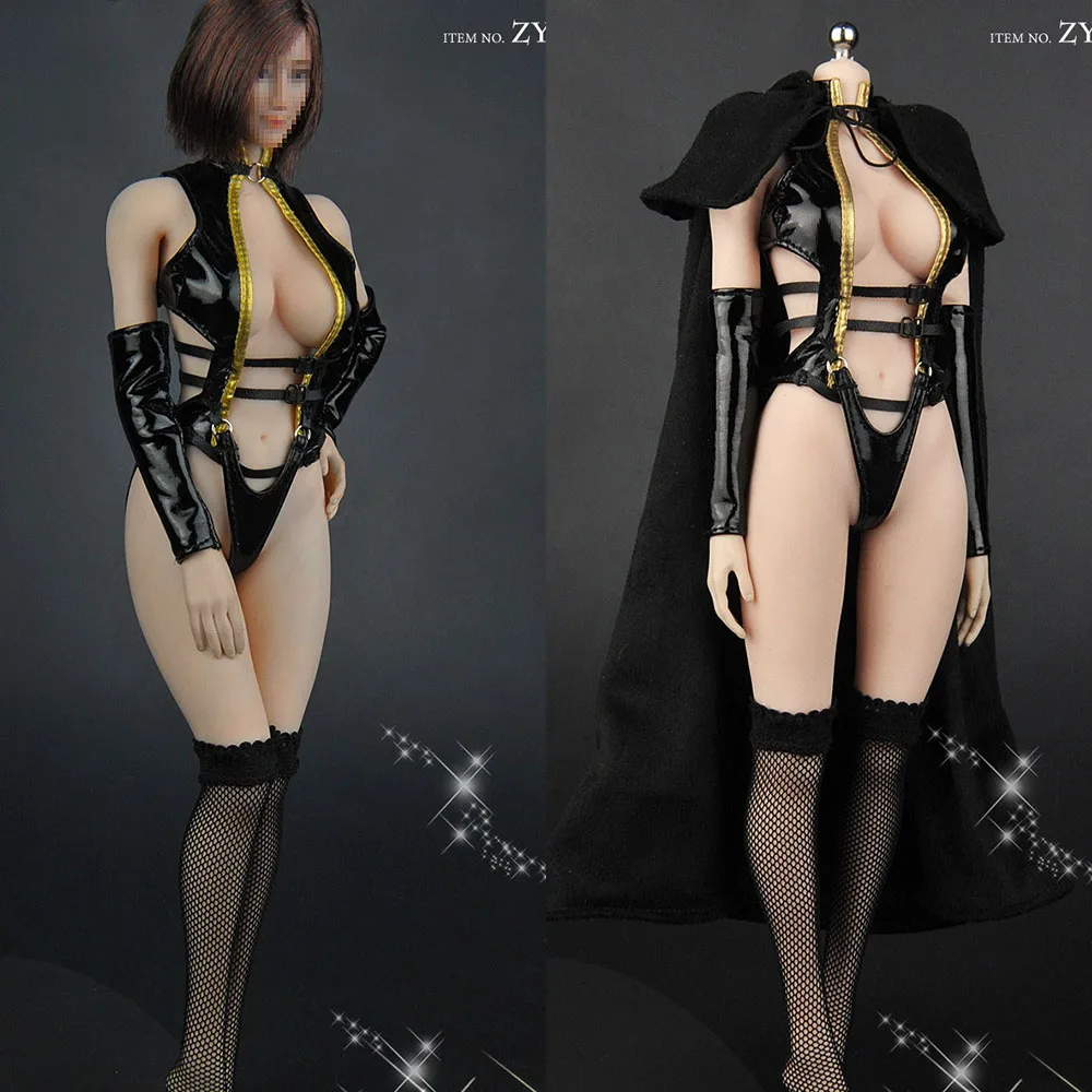 ZYTOYS ZY5044 1/6 Scale Sexy Female Hooded Cape Coat Cloak Open Choest Leather Bodysuit Clothes Model Fit 12'' Action Figure
ZYTOYS ZY5044 1/6 Scale Sexy Female Hooded Cape Coat Cloak Open Choest Leather Bodysuit Clothes Model Fit 12'' Action Figure