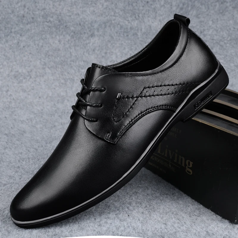 Mens Genuine Leather Black Brown Slip On Men Dress Shoes Designer Shoes Leather Formal Shoes Office Work Shoes
Mens Genuine Leather Black Brown Slip On Men Dress Shoes Designer Shoes Leather Formal Shoes Office Work Shoes