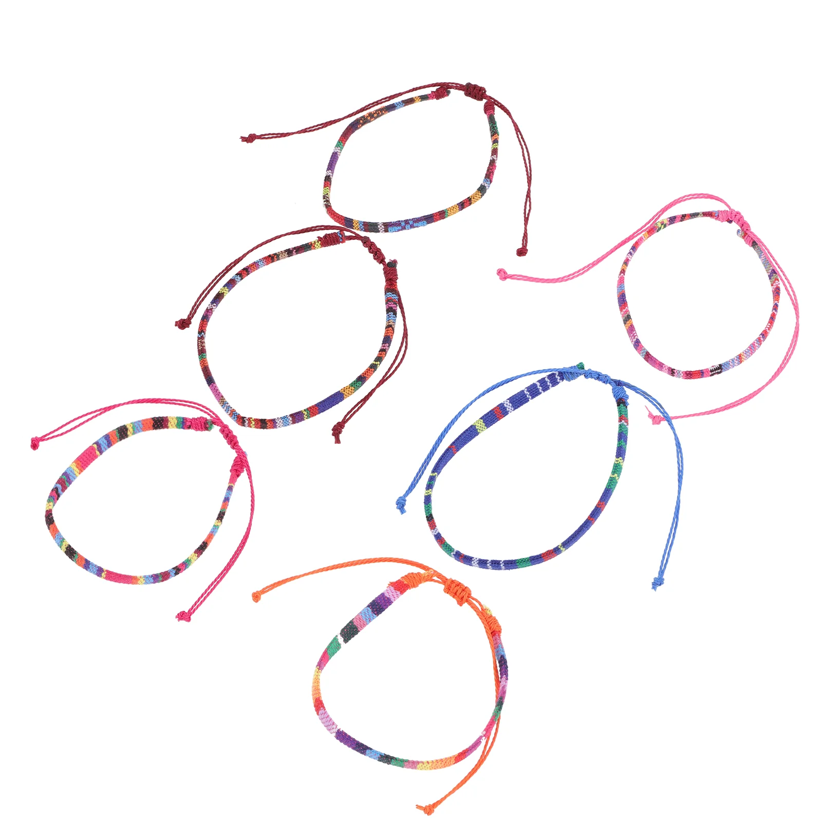 6pcs Adjustable Woven Anklets Friendship Bracelets Surfer Anklet Bracelet Braided Rope Anklet Jewelry for Teen Birthday Party
6pcs Adjustable Woven Anklets Friendship Bracelets Surfer Anklet Bracelet Braided Rope Anklet Jewelry for Teen Birthday Party