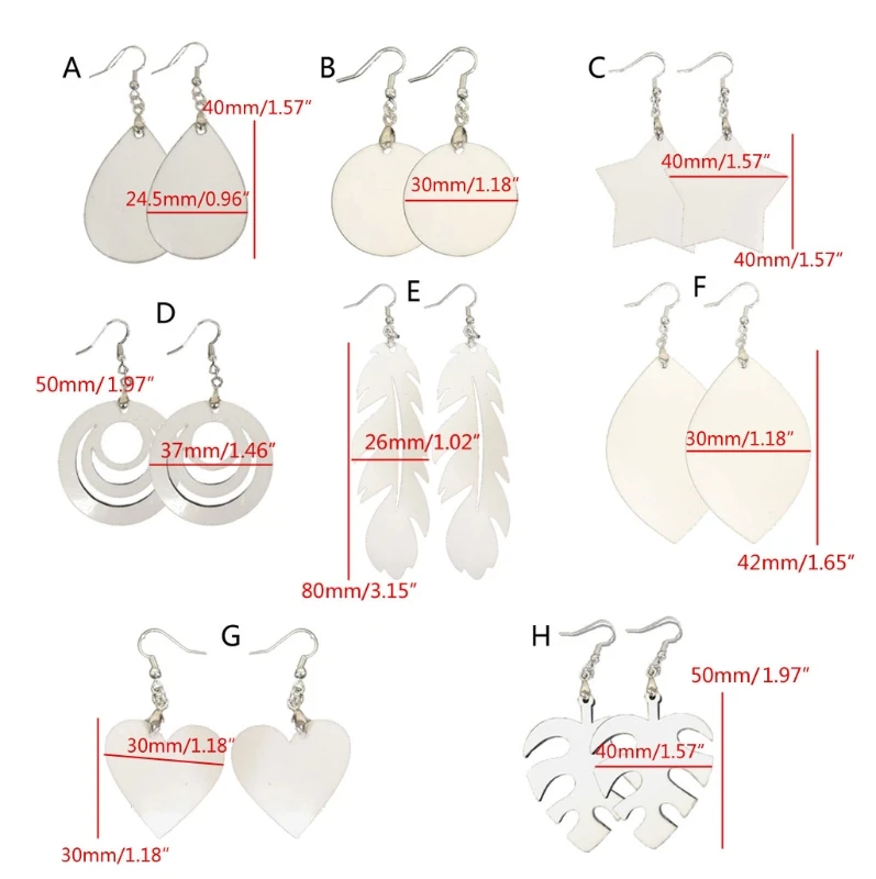 6 Pairs Handmade Wooden Sublimation Blanks Earrings MDF Sublimation Printing Dangle Earrings for Women Jewelry Making
6 Pairs Handmade Wooden Sublimation Blanks Earrings MDF Sublimation Printing Dangle Earrings for Women Jewelry Making