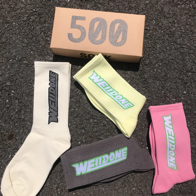 Socks Men's Fashion Skateboard Sports Letter WE11DONE Lovers White /Pink Trend Hip Hop Cotton Socks 3 Pairs/box
Socks Men's Fashion Skateboard Sports Letter WE11DONE Lovers White /Pink Trend Hip Hop Cotton Socks 3 Pairs/box
