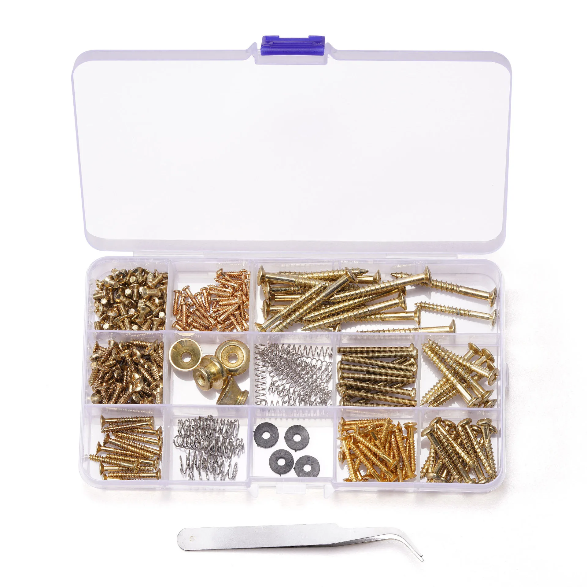 Pickguard Guitar Screws 254 PCS/Lot Accessories DIY Iron Kit Luthier Tools Silver/black/gold With Guitar Strap
Pickguard Guitar Screws 254 PCS/Lot Accessories DIY Iron Kit Luthier Tools Silver/black/gold With Guitar Strap