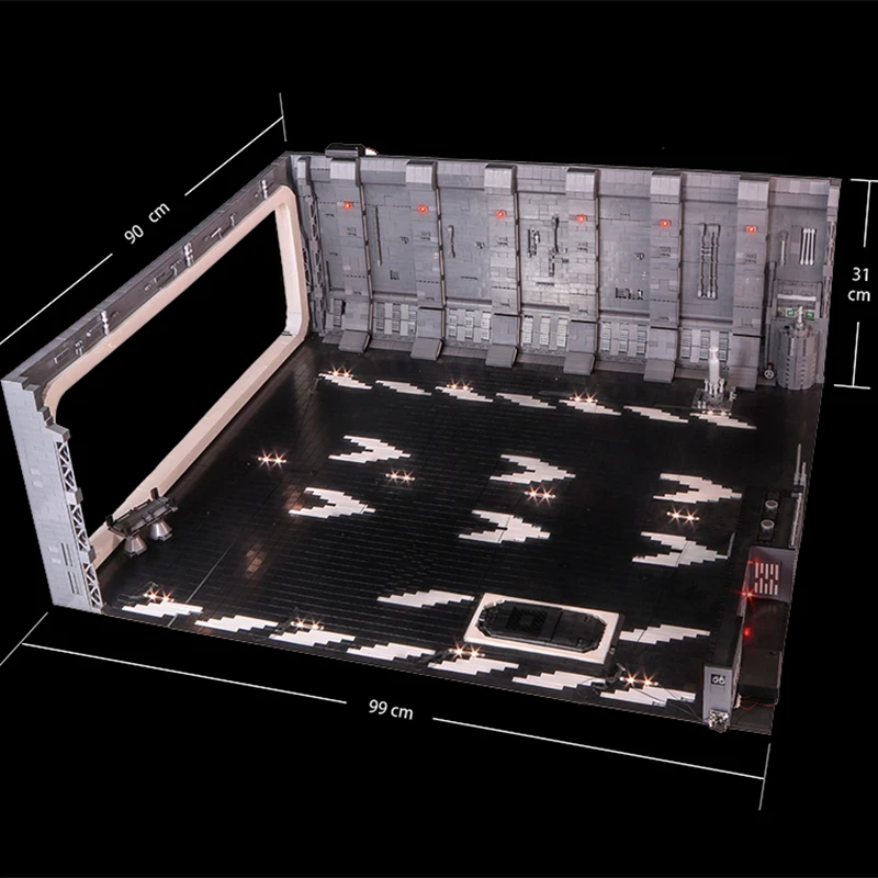 NEW Led Light MOC Hanger Docking Bay 327 Hanger for 05132 UCS Falcon Kraft Weckt Falcon Building Block Model Diy Brick Christmas
NEW Led Light MOC Hanger Docking Bay 327 Hanger for 05132 UCS Falcon Kraft Weckt Falcon Building Block Model Diy Brick Christmas