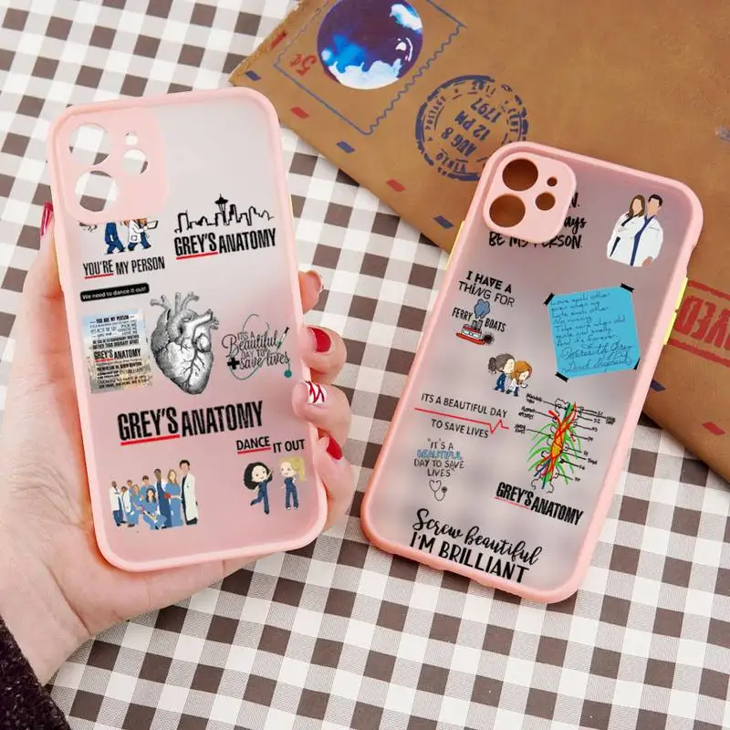 Greys Anatomy You are my person Phone Case matte transparent For iphone 7 8 11 12 13 plus mini x xs xr pro max cover
Greys Anatomy You are my person Phone Case matte transparent For iphone 7 8 11 12 13 plus mini x xs xr pro max cover