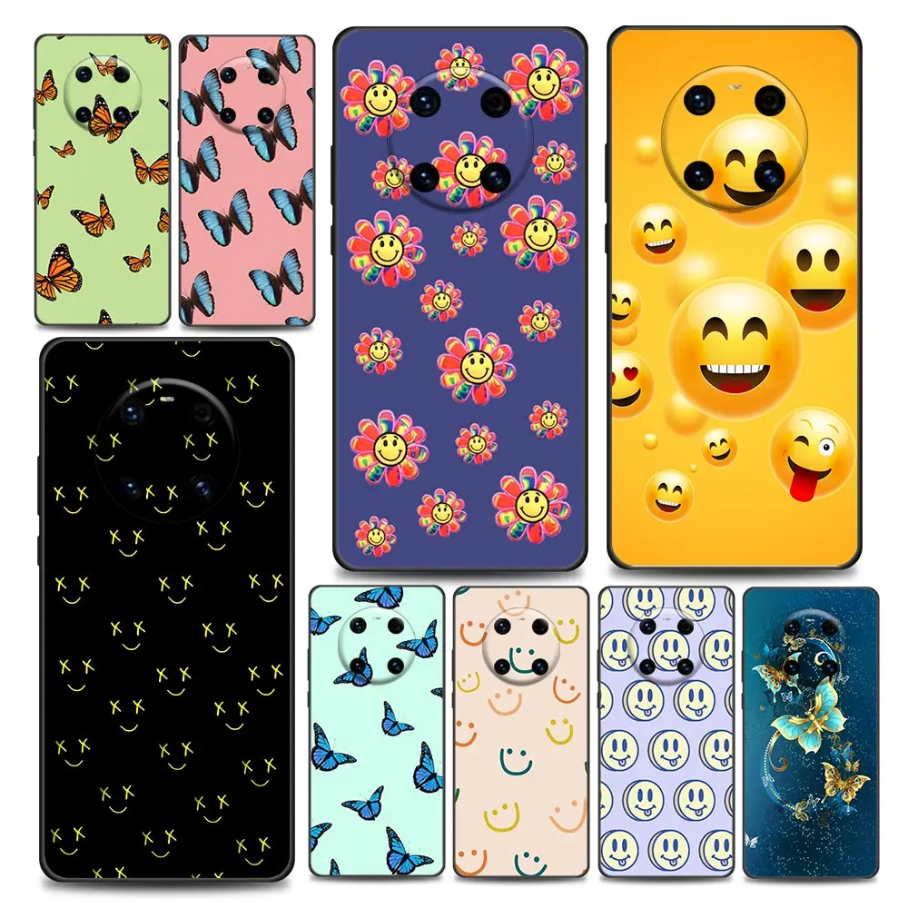 Smile Face and Butterfly Phone Case for Huawei Y6 Y7 Y9 2019 Y5p Y6p Y8s Y8p Y9a Y7a Mate 10 20 40 Pro RS Soft Silicone
Smile Face and Butterfly Phone Case for Huawei Y6 Y7 Y9 2019 Y5p Y6p Y8s Y8p Y9a Y7a Mate 10 20 40 Pro RS Soft Silicone