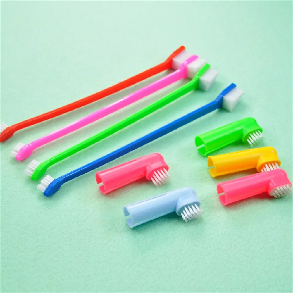 Зубная щетка для домашних питомцев, с двумя головками
Зубная щетка для домашних питомцев, с двумя головками