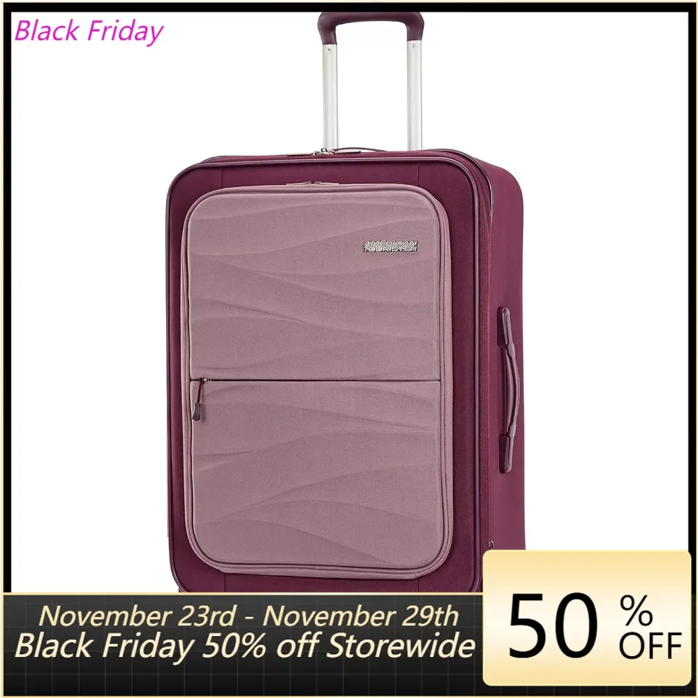 Lockable roller luggage Softside Expandable Luggage with Spinner Wheels, Fig, 24-Inch
Lockable roller luggage Softside Expandable Luggage with Spinner Wheels, Fig, 24-Inch