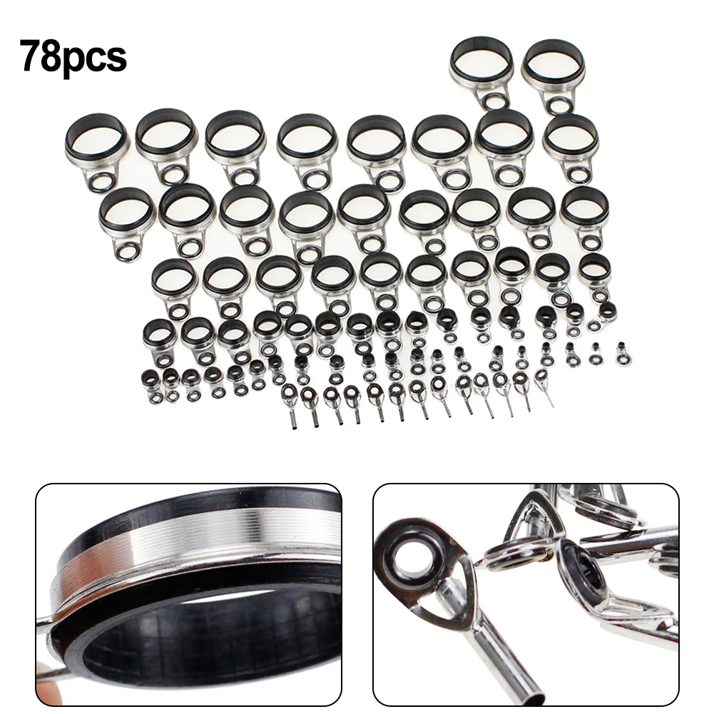 Fishing Rod Guide Ring Tip Telescopic Rod Eye Ring For Rock Fishing Rod DIY Tip Ring Rod Hole Inner Diameter 0.8-2.0mm
Fishing Rod Guide Ring Tip Telescopic Rod Eye Ring For Rock Fishing Rod DIY Tip Ring Rod Hole Inner Diameter 0.8-2.0mm