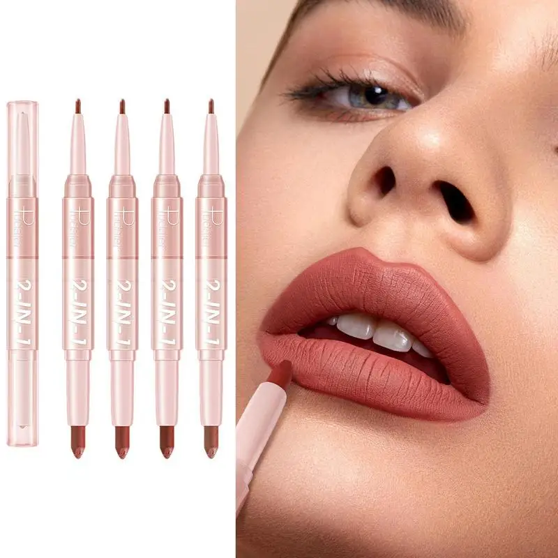 Двухсторонний карандаш для губ Sdattor 2 в 1, помада для губ, Водостойкий карандаш для губ, стойкая кремовая текстура для натуральных губ
Двухсторонний карандаш для губ Sdattor 2 в 1, помада для губ, Водостойкий карандаш для губ, стойкая кремовая текстура для натуральных губ