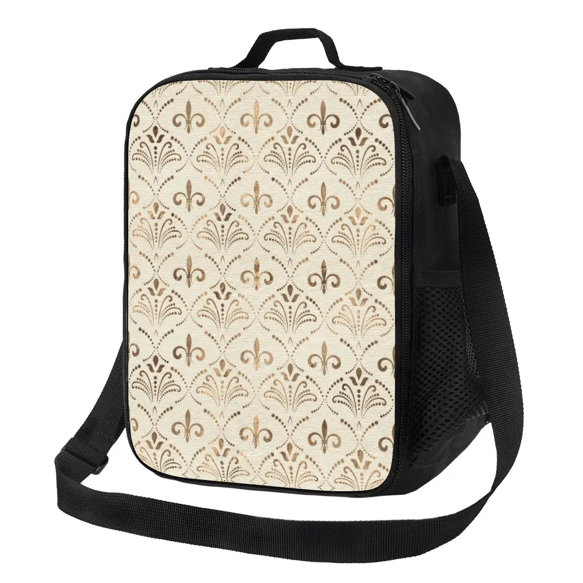 Elegant Pattern Resuable Lunch Boxes Lily Floral Fleur De Lys Thermal Cooler Food Insulated Lunch Bag School Children Student
Elegant Pattern Resuable Lunch Boxes Lily Floral Fleur De Lys Thermal Cooler Food Insulated Lunch Bag School Children Student