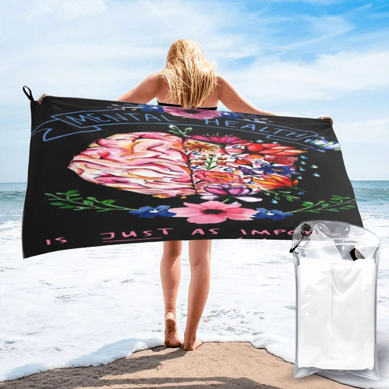 Mental Health Is Just As Important Beach Towel Beach Large Beach Towel Spa Bathrobe Female Beachwear Strandlaken Kitchen Towel
Mental Health Is Just As Important Beach Towel Beach Large Beach Towel Spa Bathrobe Female Beachwear Strandlaken Kitchen Towel