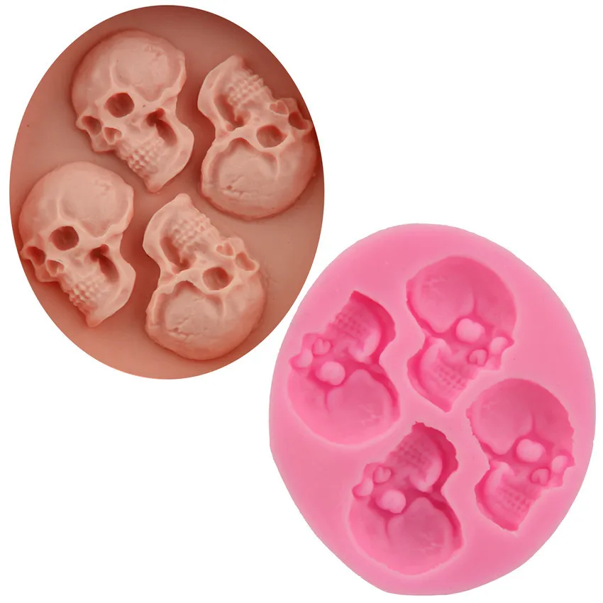 Skull Chocolate Cake Silicone Mold Flip Sugar Decorative Mold DIY Baking Tool
Skull Chocolate Cake Silicone Mold Flip Sugar Decorative Mold DIY Baking Tool