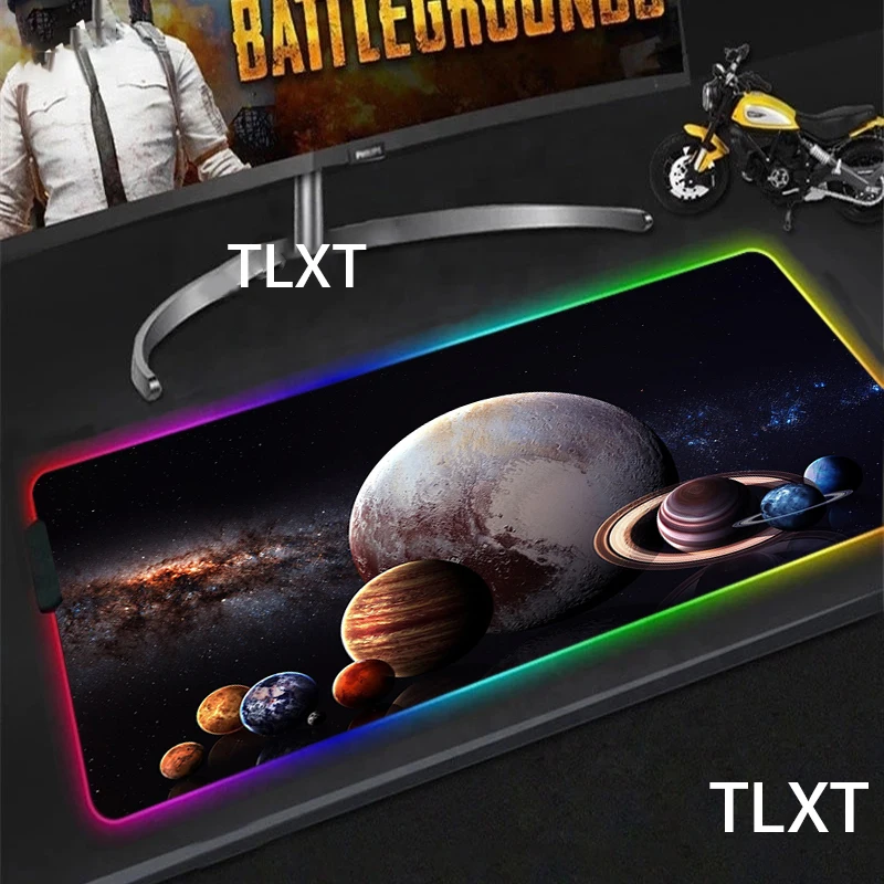 RGB Universe Space Solar System Planet Computer Mouse Pad XXL Large 900x400mm Gaming Mousepad Anti-slip Rubber Mat For PC Laptop
RGB Universe Space Solar System Planet Computer Mouse Pad XXL Large 900x400mm Gaming Mousepad Anti-slip Rubber Mat For PC Laptop