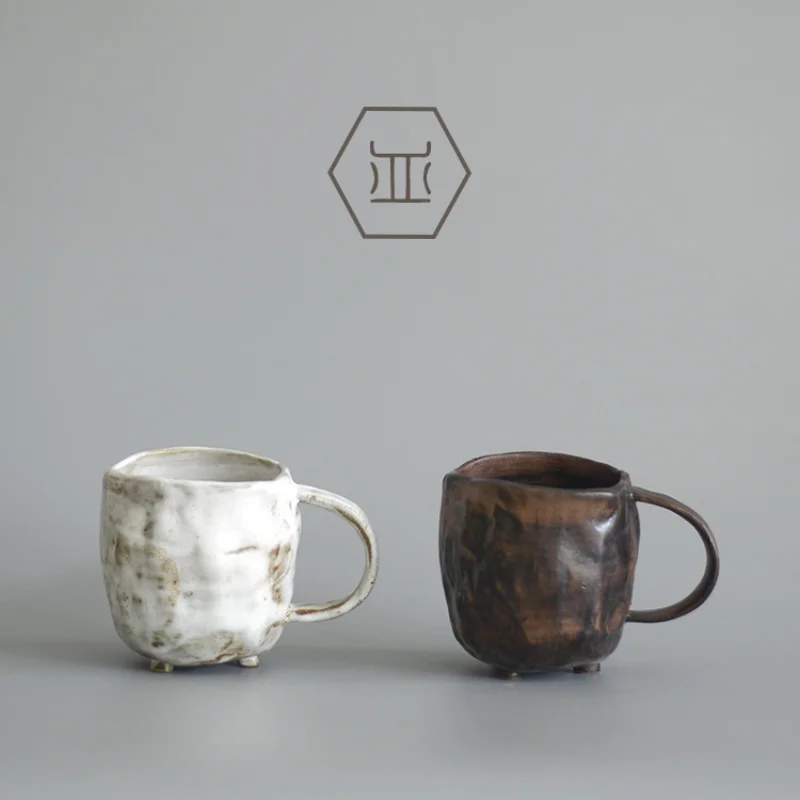 Handmade Rough Ceramic Mug Japanese Creative Milk Cup Water Cup Vintage Ceramic Cup with Coffee Cup Breakfast Cup
Handmade Rough Ceramic Mug Japanese Creative Milk Cup Water Cup Vintage Ceramic Cup with Coffee Cup Breakfast Cup