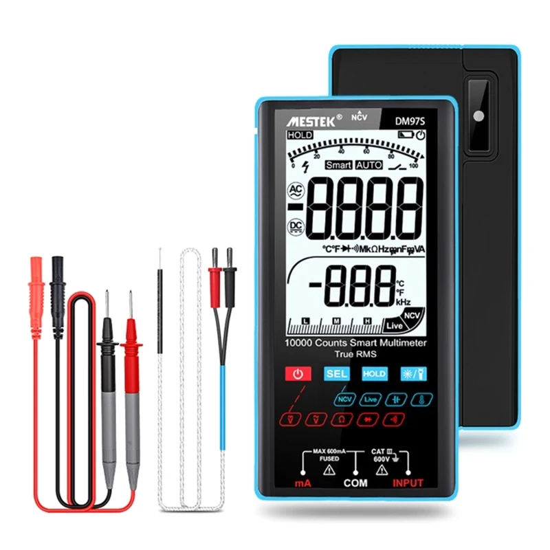 Digital Multimeter Tester Smart Auto Range Voltmeter for Electrical Testing & Automotive Circuit NCV Voltage Meter
Digital Multimeter Tester Smart Auto Range Voltmeter for Electrical Testing & Automotive Circuit NCV Voltage Meter