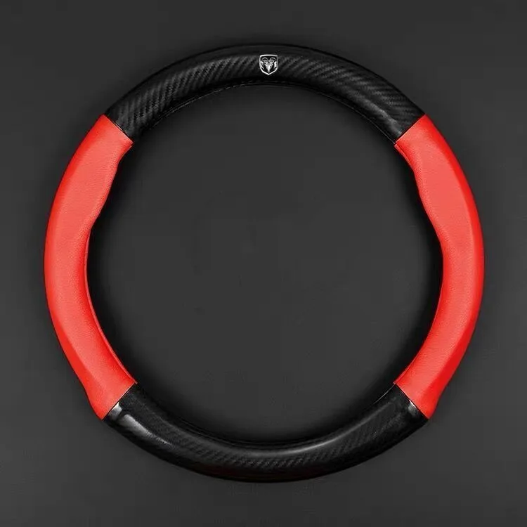 Car Leather Steering Wheel Cover for Dodge RAM Challenger Grand Caravan Journey 2011-2014 2015 2016 2017 2018 2019 2020 2021
Car Leather Steering Wheel Cover for Dodge RAM Challenger Grand Caravan Journey 2011-2014 2015 2016 2017 2018 2019 2020 2021