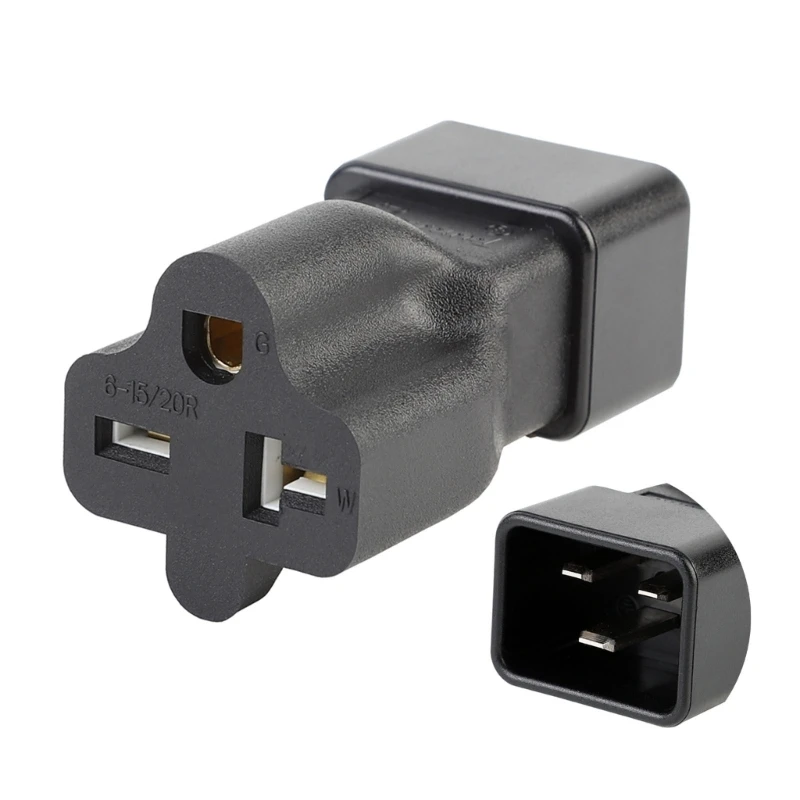 IEC320 C20 to 6-15/20R Connector Male to Female Socket Converter 10A-16A 110-220V Comb Adapter 3-pole DIY Rewirable
IEC320 C20 to 6-15/20R Connector Male to Female Socket Converter 10A-16A 110-220V Comb Adapter 3-pole DIY Rewirable