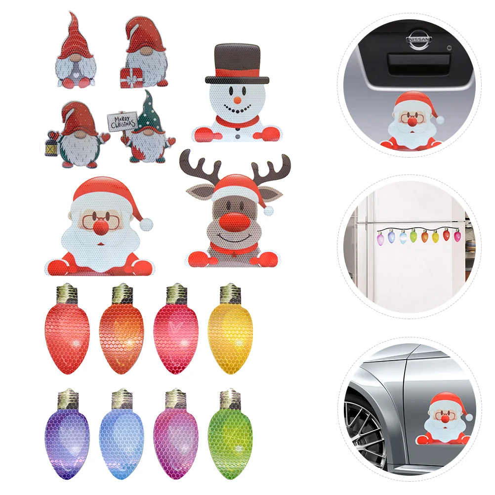 Christmas Car Decoration Magnetic Light Bulb Sticker Reflective Stickers Xmas Magnets
Christmas Car Decoration Magnetic Light Bulb Sticker Reflective Stickers Xmas Magnets