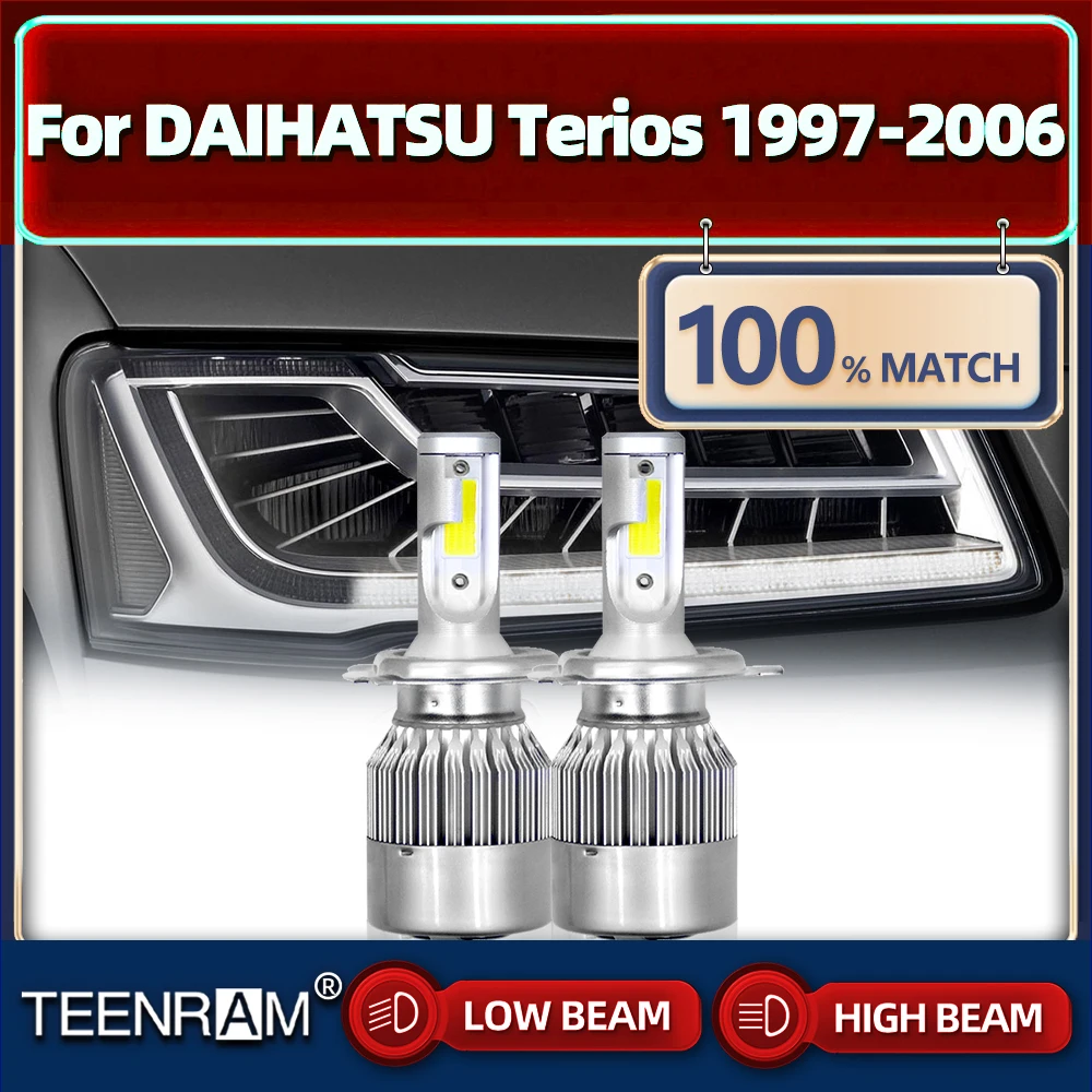 20000LM Car Light High Low Beam Auto LED Headlamp Bulbs 12V 6000K For DAIHATSU Terios 1997-2000 2001 2002 2003 2004 2005 2006
20000LM Car Light High Low Beam Auto LED Headlamp Bulbs 12V 6000K For DAIHATSU Terios 1997-2000 2001 2002 2003 2004 2005 2006