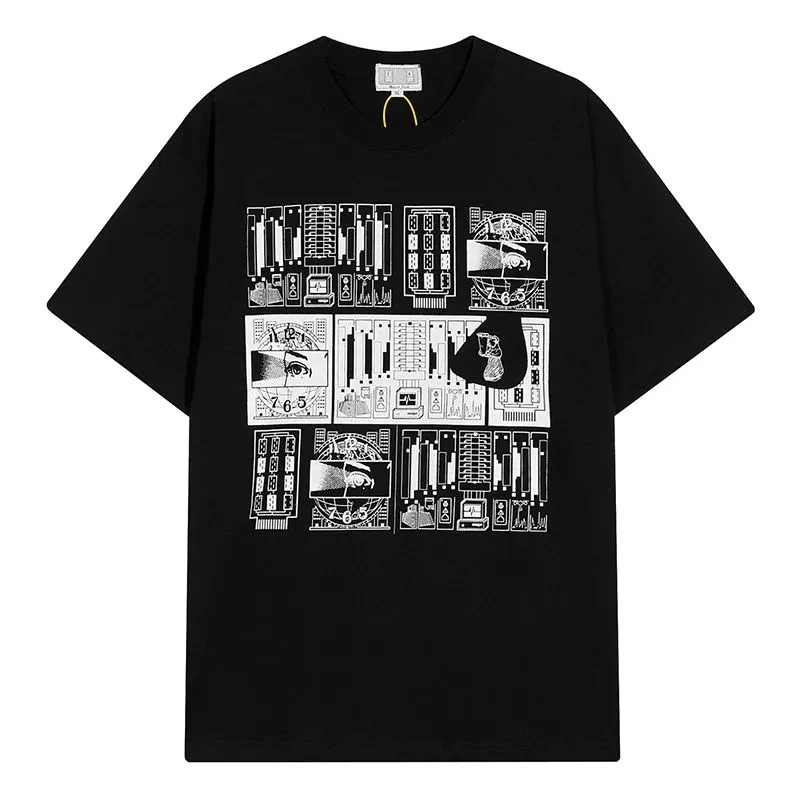 CAV EMPT C.E 2023 Summer New CE Short Sleeve T-shirt Versatile for Men and Women Steam Wave Digital Era Comic Print Casual Tops
CAV EMPT C.E 2023 Summer New CE Short Sleeve T-shirt Versatile for Men and Women Steam Wave Digital Era Comic Print Casual Tops