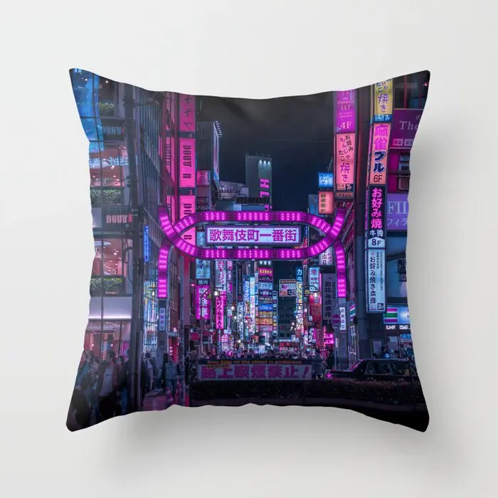 Kabukichou Gate Tokyo Pillowcase Decorative Cushion For Sofa Printed Pillow Chair Car Cushion Cover Home Decoration
Kabukichou Gate Tokyo Pillowcase Decorative Cushion For Sofa Printed Pillow Chair Car Cushion Cover Home Decoration