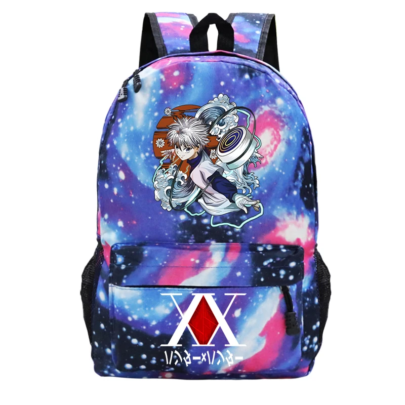 HUNTER X HUNTER Anime Bags Boys Girls School Book Bags Killua Zoldyck Teenagers Backpack Street Mochilas Harajuku Rucksack
HUNTER X HUNTER Anime Bags Boys Girls School Book Bags Killua Zoldyck Teenagers Backpack Street Mochilas Harajuku Rucksack