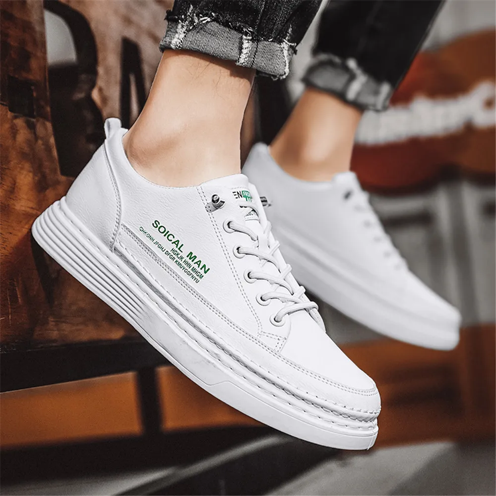 2022 Comfortable and Breathable Men's Sports Shoes in Spring Anti Slip and Wear-resistant Full Leather Casual Plaque Shoes
2022 Comfortable and Breathable Men's Sports Shoes in Spring Anti Slip and Wear-resistant Full Leather Casual Plaque Shoes