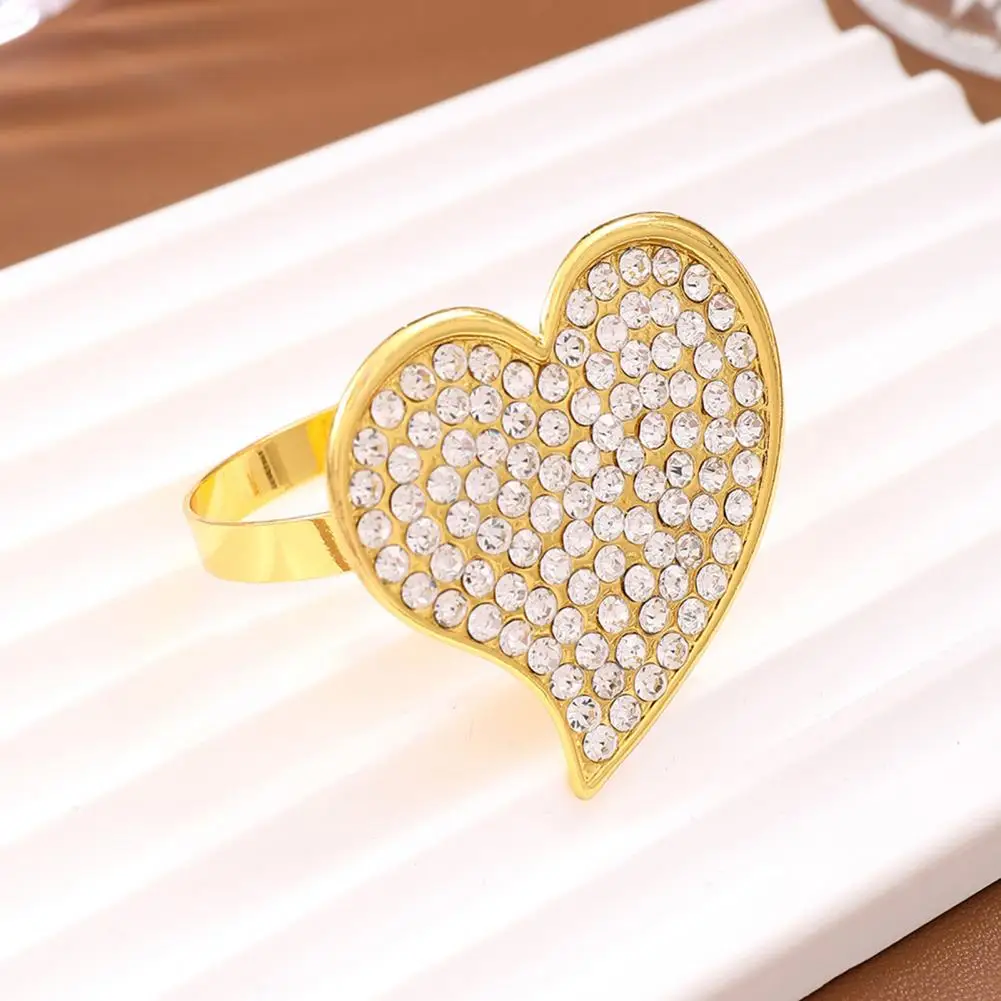 2Pcs Durable Napkin Wraps Vivid Color Napkin Buckles Creative Shape Love Heart Shaped Rhinestone Napkin Rings Decorative
2Pcs Durable Napkin Wraps Vivid Color Napkin Buckles Creative Shape Love Heart Shaped Rhinestone Napkin Rings Decorative