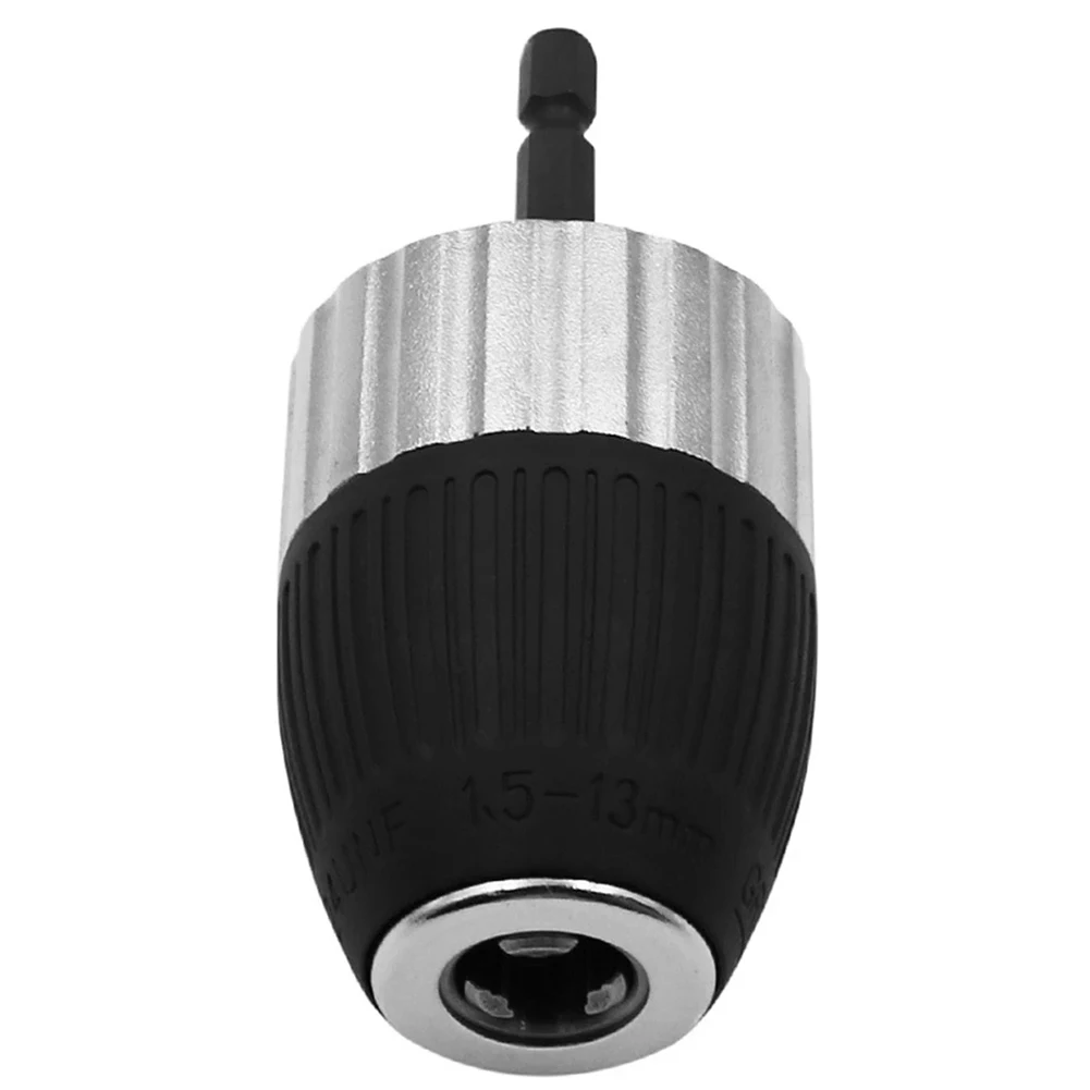 3/8-24UNF Electric Drill Chuck 2-13mm Self-Locking Keyless Chuck 1/4'' Hex Shank Connecting Rod Impact Driver Tool Accessories
3/8-24UNF Electric Drill Chuck 2-13mm Self-Locking Keyless Chuck 1/4'' Hex Shank Connecting Rod Impact Driver Tool Accessories