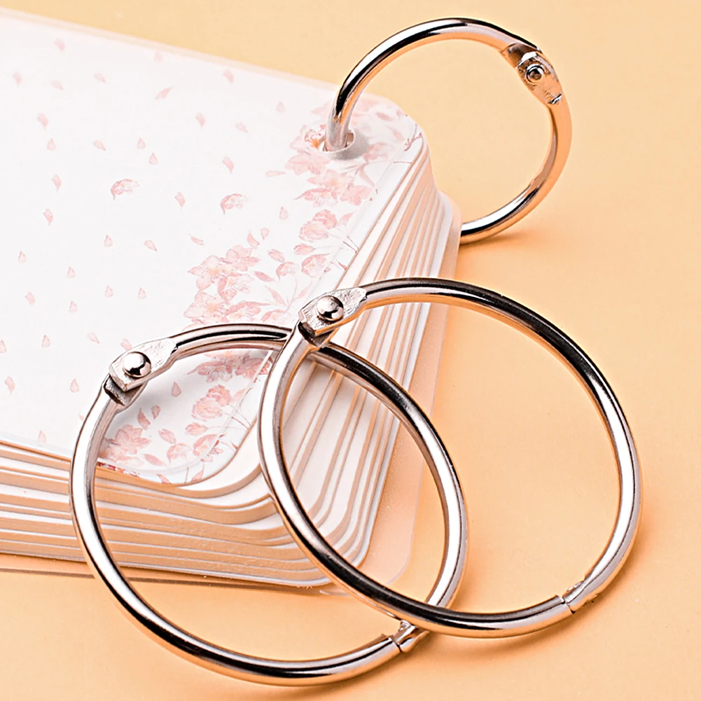 High Quality DIY Leaf Locking Keychain 20-88mm Keychain Loose Ring 15/30 Pack Scrapbook Book Photo Album Hinge Snap Metal Binder
High Quality DIY Leaf Locking Keychain 20-88mm Keychain Loose Ring 15/30 Pack Scrapbook Book Photo Album Hinge Snap Metal Binder