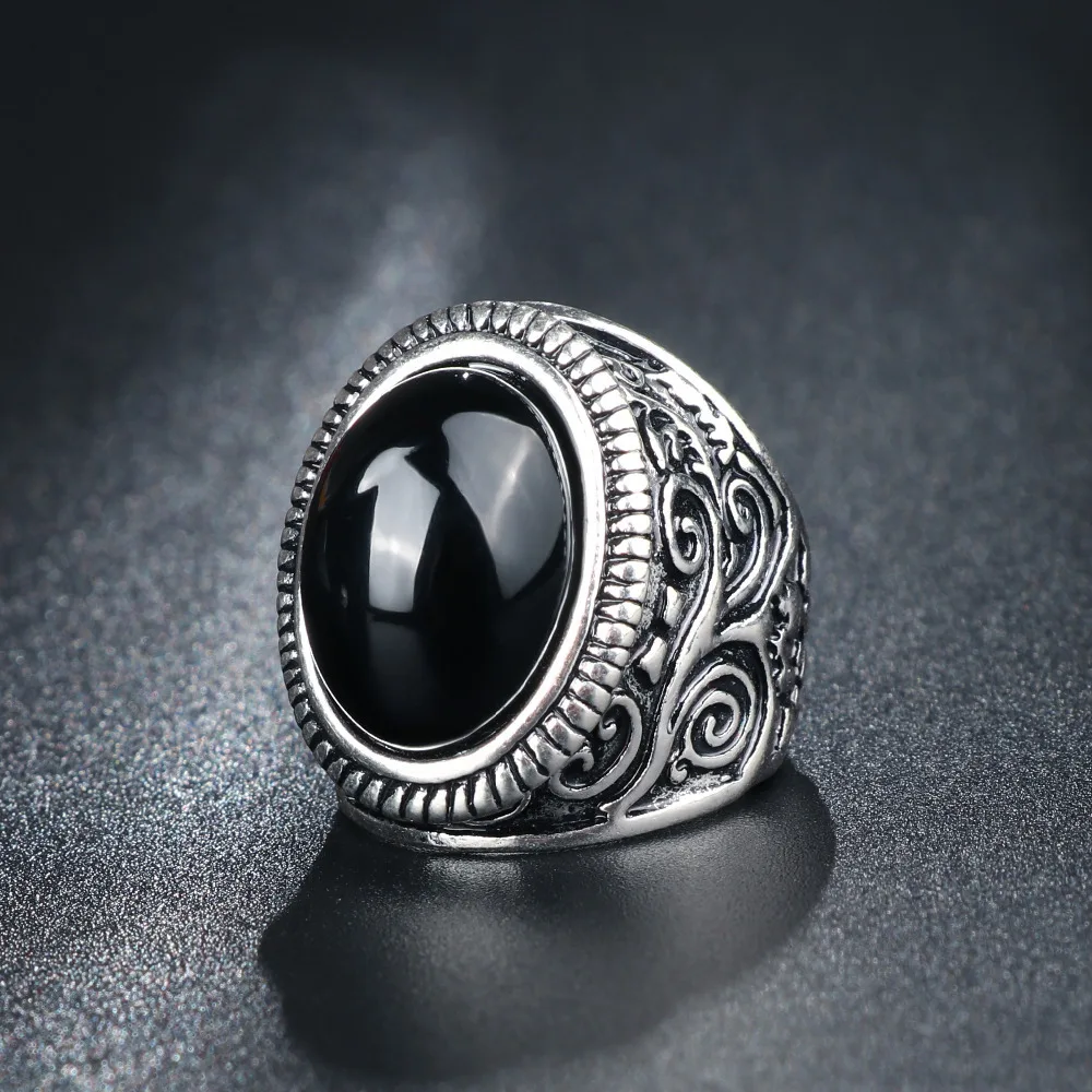 New Personality Fashion Trend Men's Ring Embossed Pattern Gems Inlaid Turquoise Simple Jewelry Accessories
New Personality Fashion Trend Men's Ring Embossed Pattern Gems Inlaid Turquoise Simple Jewelry Accessories