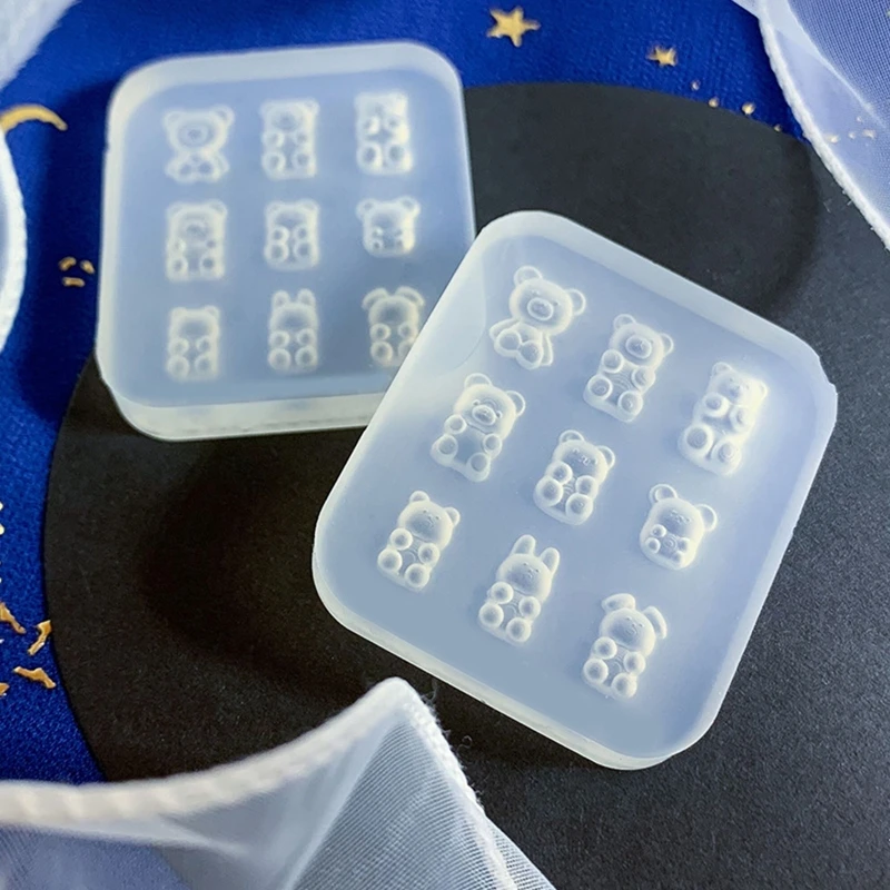 1 Pc Shiny Glossy Little Bear Shape Keychain Silicone Epoxy Resin Mold DIY Keychain Pendant Jewelry for Bag Decorations Craf
1 Pc Shiny Glossy Little Bear Shape Keychain Silicone Epoxy Resin Mold DIY Keychain Pendant Jewelry for Bag Decorations Craf