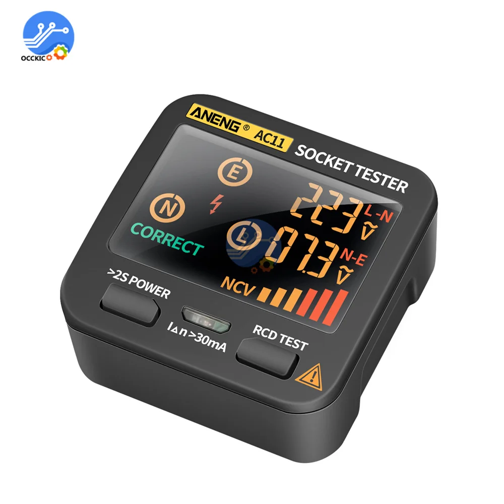 Цифровой смарт-тестер для розеток AC11, детектор напряжения, с вилкой Стандарта США и ЕС, проверка заземления и нулевой линии фазы, тест Rcd и бе...
Цифровой смарт-тестер для розеток AC11, детектор напряжения, с вилкой Стандарта США и ЕС, проверка заземления и нулевой линии фазы, тест Rcd и бе...