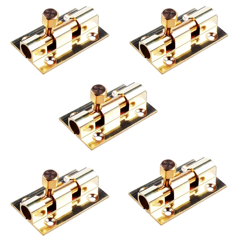 5 шт. 2,5-дюймовая длинная латунная дверная защелка Скользящий замок цилиндрический болт золотой
5 шт. 2,5-дюймовая длинная латунная дверная защелка Скользящий замок цилиндрический болт золотой