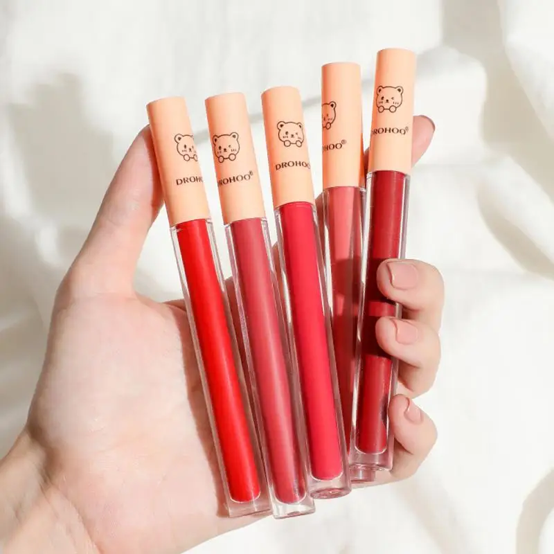 DROHOO Velvet Gloss Lip Glaze Matte Lipstick Korean Cosmetics Moisturizing Waterproof Makeup Maquillaje TSLM1
DROHOO Velvet Gloss Lip Glaze Matte Lipstick Korean Cosmetics Moisturizing Waterproof Makeup Maquillaje TSLM1