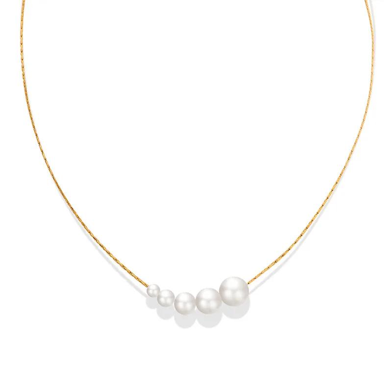 Jewelry Fashion Imitation Pearl Necklace Women'S Simple Temperament Vertical Chain Stainless Steel Women'S Accessories
Jewelry Fashion Imitation Pearl Necklace Women'S Simple Temperament Vertical Chain Stainless Steel Women'S Accessories