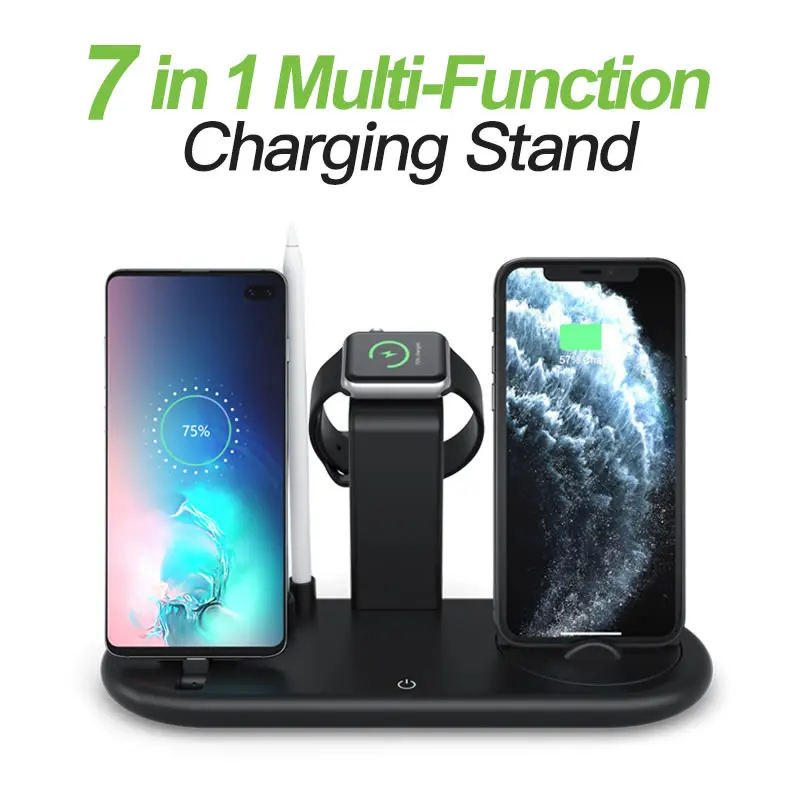 TAIHOM 10W Charger Stand For Iphone Huawei Xiaomi Apple Watch Earphone Pencil 4in1 Foldable Charging Station
TAIHOM 10W Charger Stand For Iphone Huawei Xiaomi Apple Watch Earphone Pencil 4in1 Foldable Charging Station