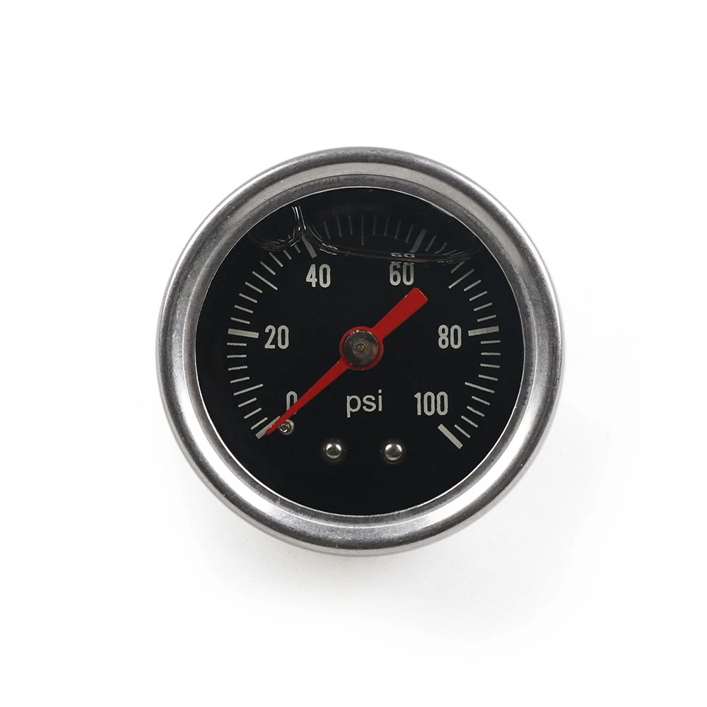 Black Universal Adjustable Fuel Pressure Regulator Gauge 0-60psi 0-100psi Liquid Chrome Simple Vent Plug High Quality Durable
Black Universal Adjustable Fuel Pressure Regulator Gauge 0-60psi 0-100psi Liquid Chrome Simple Vent Plug High Quality Durable
