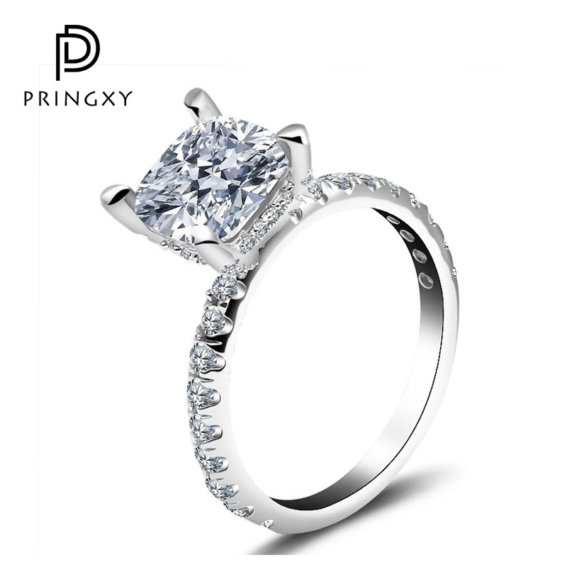 PRINGXY Classic 7mm Princess Cut Square Ring Pink Yellow Cubic Zirconia Diamond 925 Sterling Silver Ring For Women Fine Jewelry
PRINGXY Classic 7mm Princess Cut Square Ring Pink Yellow Cubic Zirconia Diamond 925 Sterling Silver Ring For Women Fine Jewelry