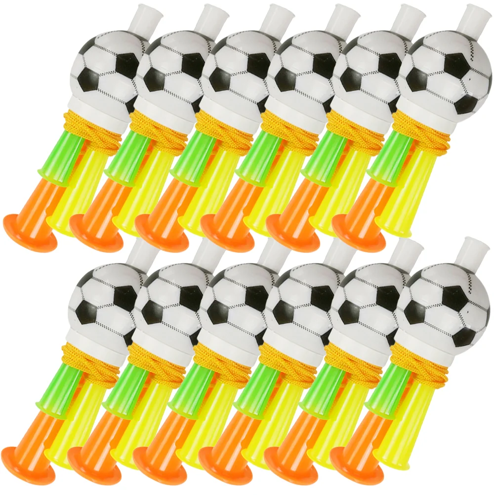 

Party Horns Trumpets Noise Whistles Makers Soccer Horn Football Blow Cheering Sporting Toys Kids Musical Carnival Cheerleading