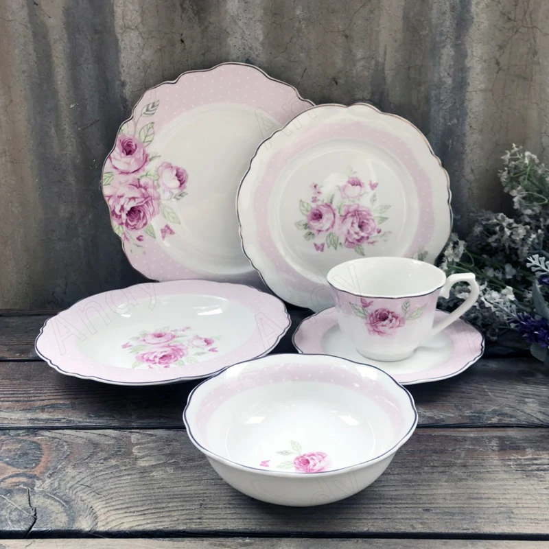 Gold Stroke Bone China Plate Set Hand Painted Rose Decorative Afternoon Tea Cake Pan European Dining Room Desktop Dinner Plates
Gold Stroke Bone China Plate Set Hand Painted Rose Decorative Afternoon Tea Cake Pan European Dining Room Desktop Dinner Plates