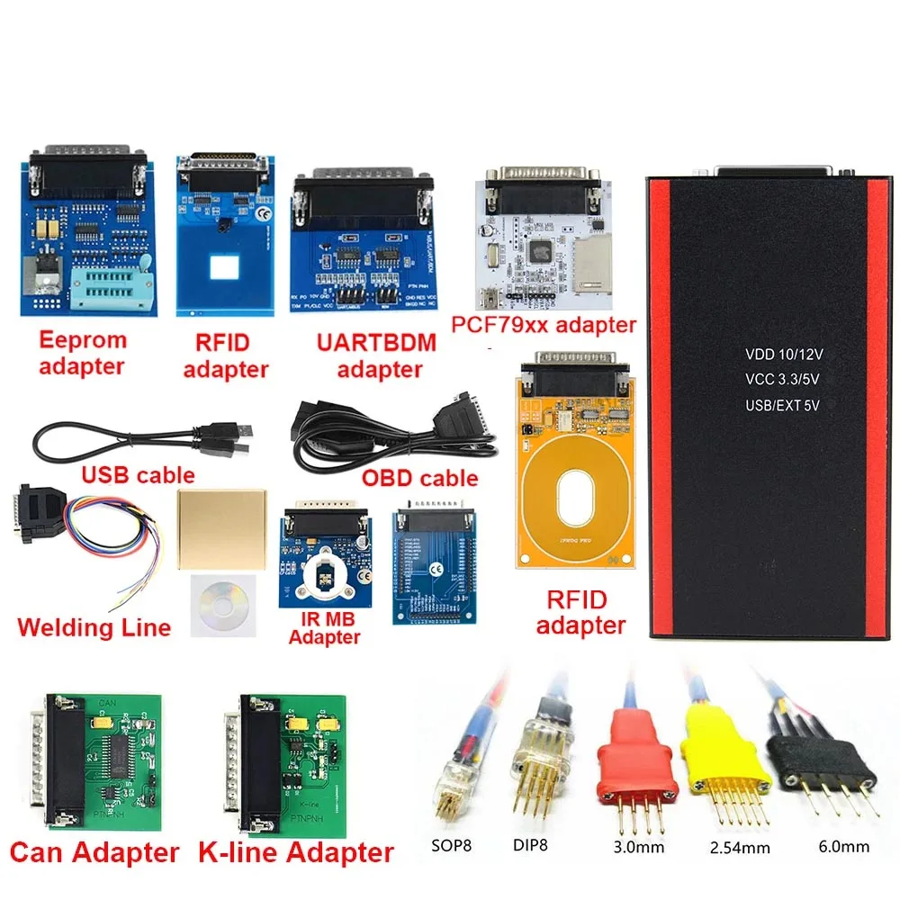 Адаптеры IPROG Pro V86, ECU Программатор, ключевой инструмент, поддержка IMMO, замена Carprog/Tango/Digiprog
Адаптеры IPROG Pro V86, ECU Программатор, ключевой инструмент, поддержка IMMO, замена Carprog/Tango/Digiprog