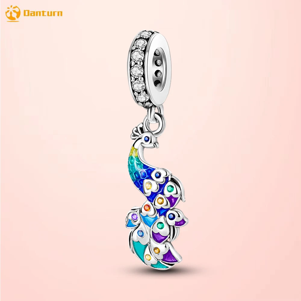Danturn 925 Sterling Silver Beads Peacock Dangle Charm fit Original Pandora Bracelets Fashion Women Jewelry
Danturn 925 Sterling Silver Beads Peacock Dangle Charm fit Original Pandora Bracelets Fashion Women Jewelry