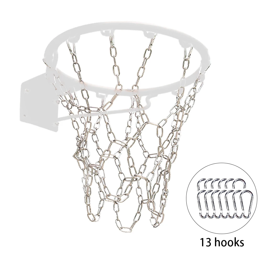 Easy Install Chain Link Loop Basketball Net Practical Playground Stainless Steel Indoor Outdoor Replacement Accessories
Easy Install Chain Link Loop Basketball Net Practical Playground Stainless Steel Indoor Outdoor Replacement Accessories